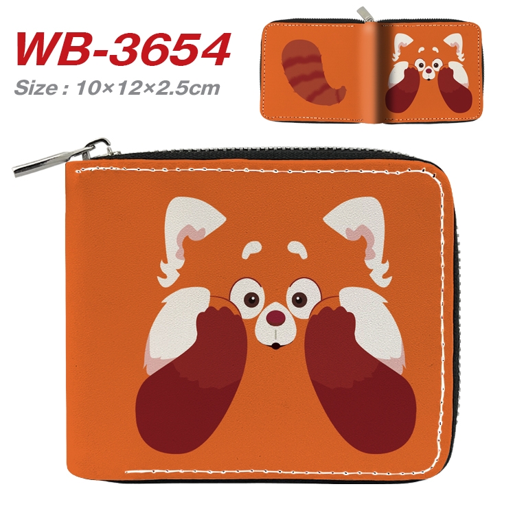 Bleach Anime full color pu all-inclusive zipper short wallet 10X12X2.5CM WB-3654A