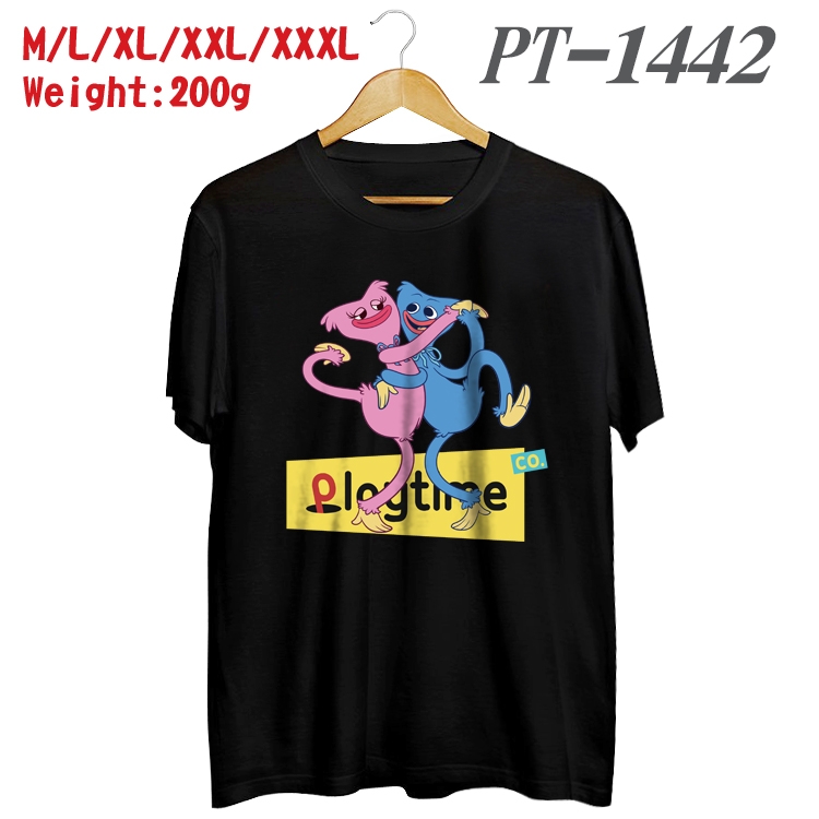 poppy playtime Anime Cotton Color Book Print Short Sleeve T-Shirt from M to 3XL PT1442