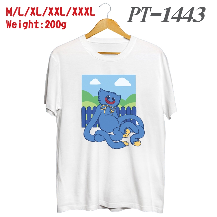 poppy playtime Anime Cotton Color Book Print Short Sleeve T-Shirt from M to 3XL PT1443