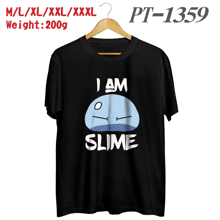 That Time I Got Slim Anime Cotton Color Book Print Short Sleeve T-Shirt from M to 3XL PT1359