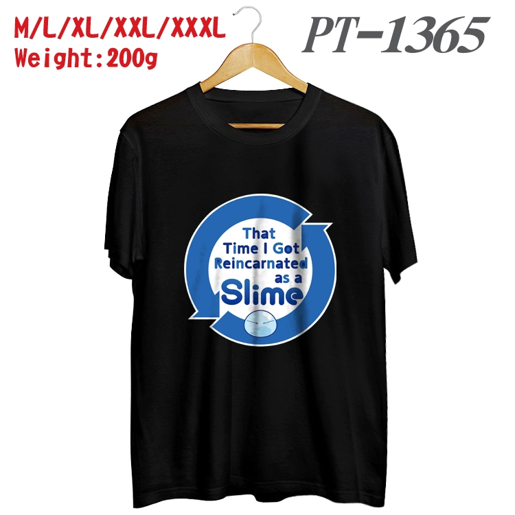 That Time I Got Slim Anime Cotton Color Book Print Short Sleeve T-Shirt from M to 3XL  PT1365