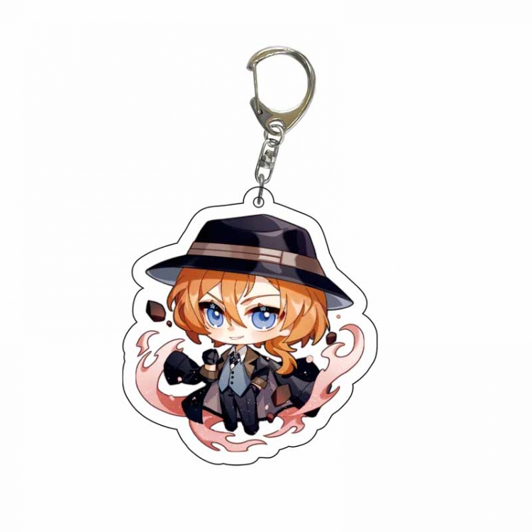 Bungo Stray Dogs Anime Acrylic Keychain Charm price for 5 pcs 8411