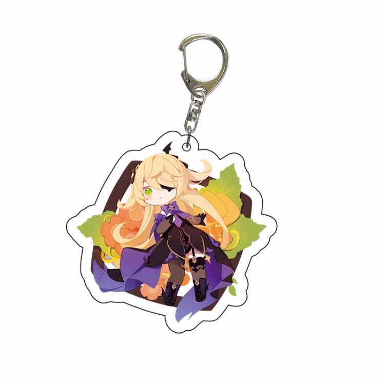 Genshin Impact Anime acrylic Key Chain  price for 5 pcs  8847