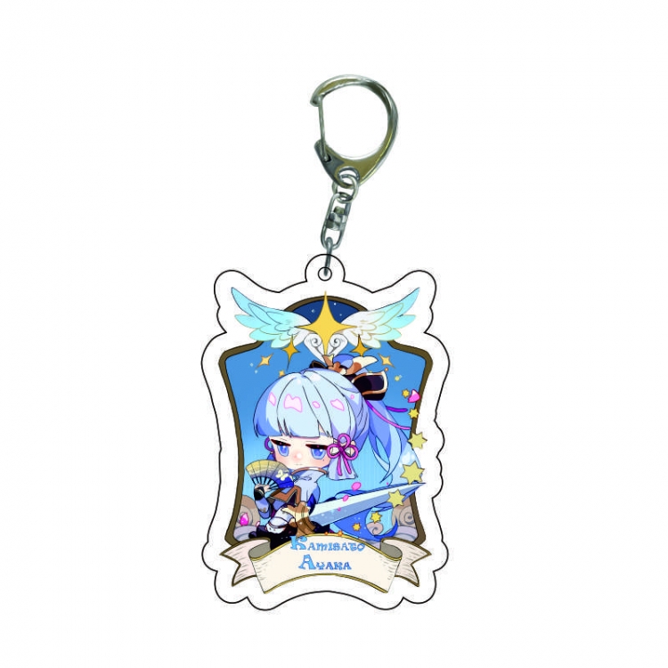 Genshin Impact Anime acrylic Key Chain  price for 5 pcs  8478