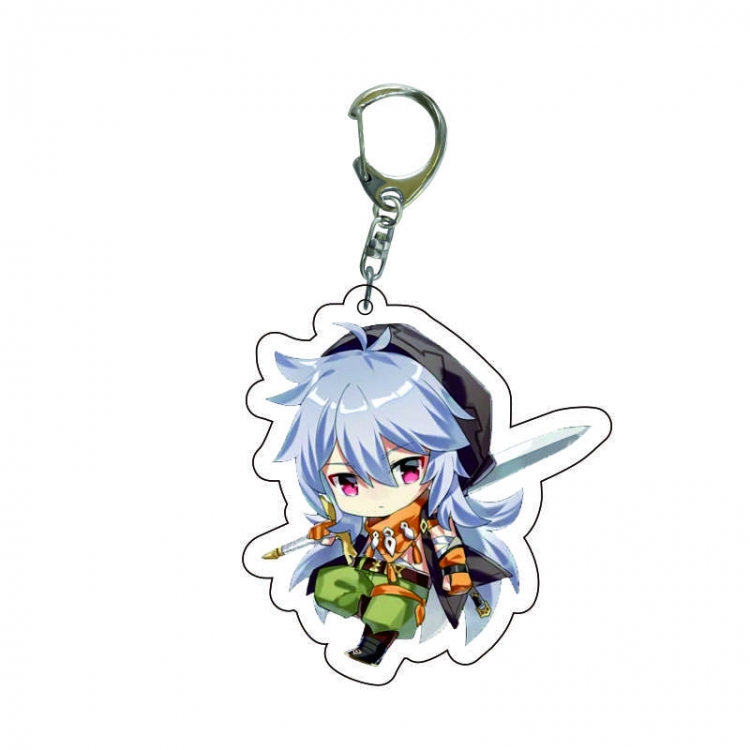 Genshin Impact Anime acrylic Key Chain  price for 5 pcs  8742