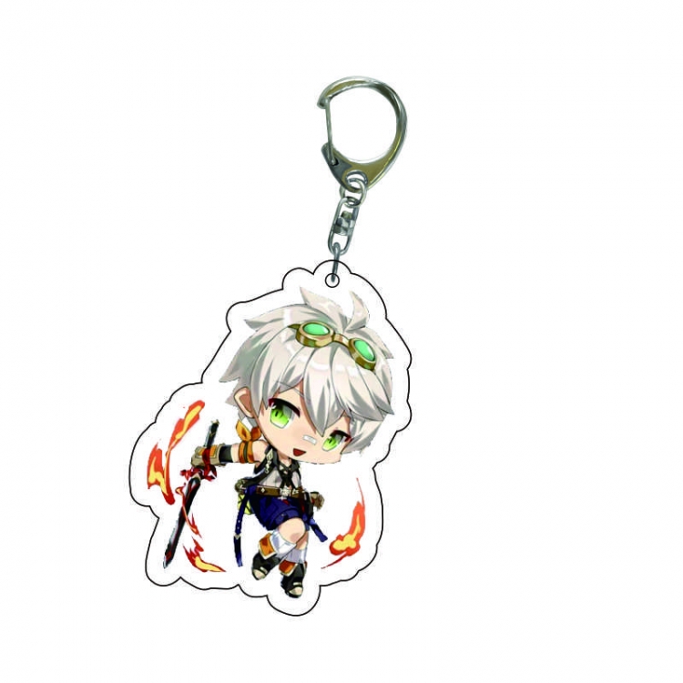 Genshin Impact Anime acrylic Key Chain  price for 5 pcs  8741