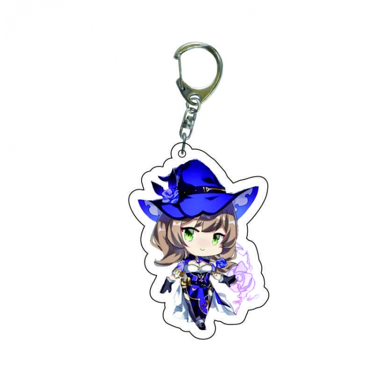 Genshin Impact Anime acrylic Key Chain  price for 5 pcs  8731