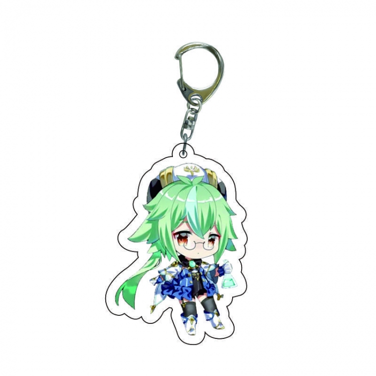 Genshin Impact Anime acrylic Key Chain  price for 5 pcs 8746