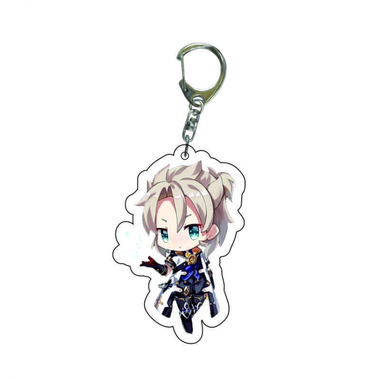 Genshin Impact Anime acrylic Key Chain  price for 5 pcs 8745