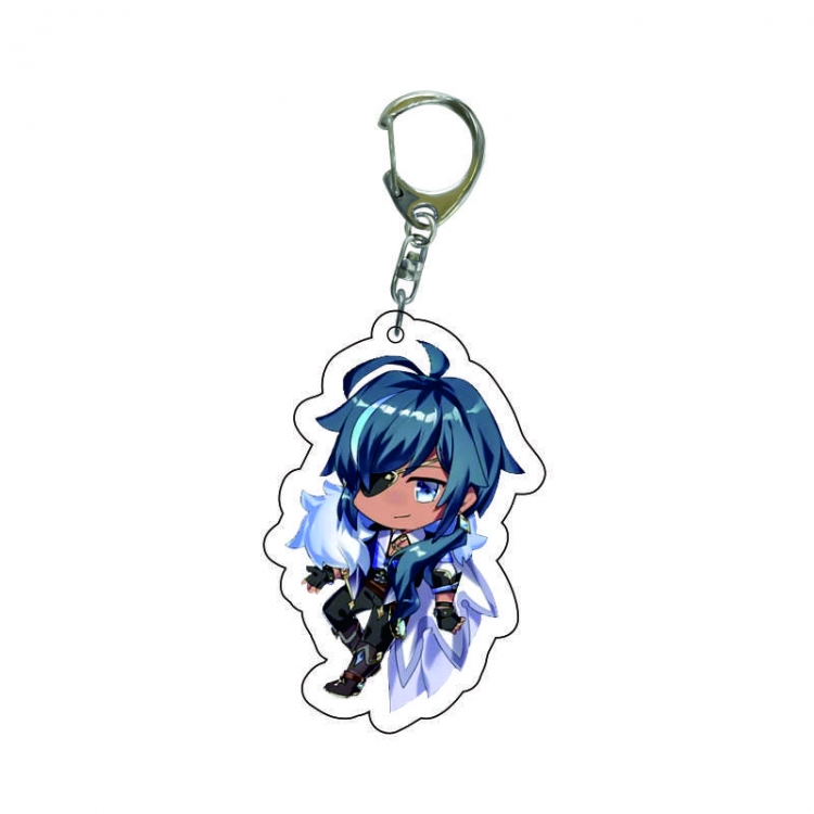 Genshin Impact Anime acrylic Key Chain  price for 5 pcs  8730