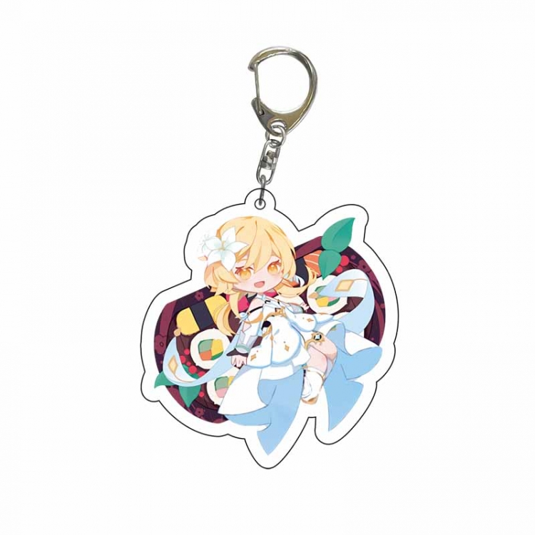 Genshin Impact Anime acrylic Key Chain  price for 5 pcs  8848