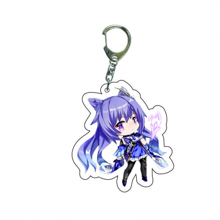 Genshin Impact Anime acrylic Key Chain  price for 5 pcs  8754