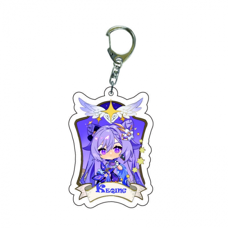 Genshin Impact Anime acrylic Key Chain  price for 5 pcs  8479