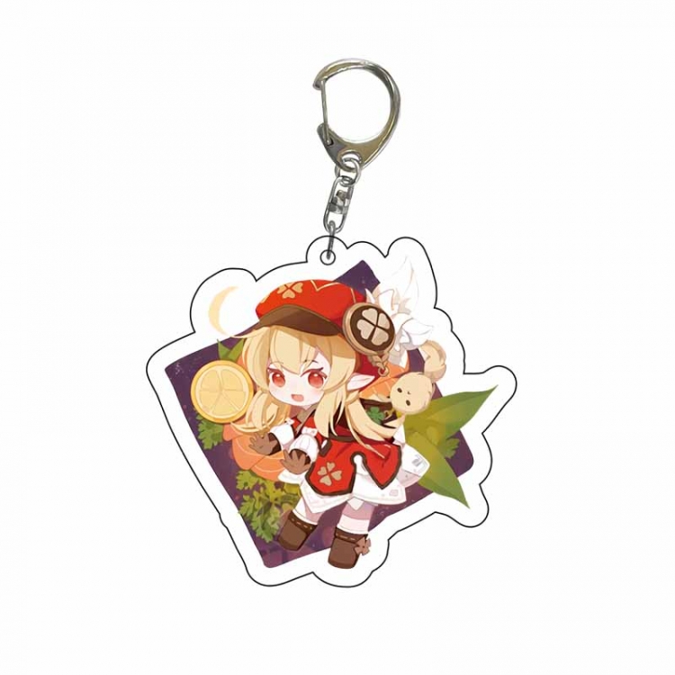 Genshin Impact Anime acrylic Key Chain  price for 5 pcs 8846