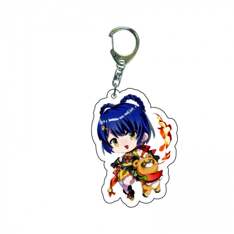 Genshin Impact Anime acrylic Key Chain  price for 5 pcs 8748