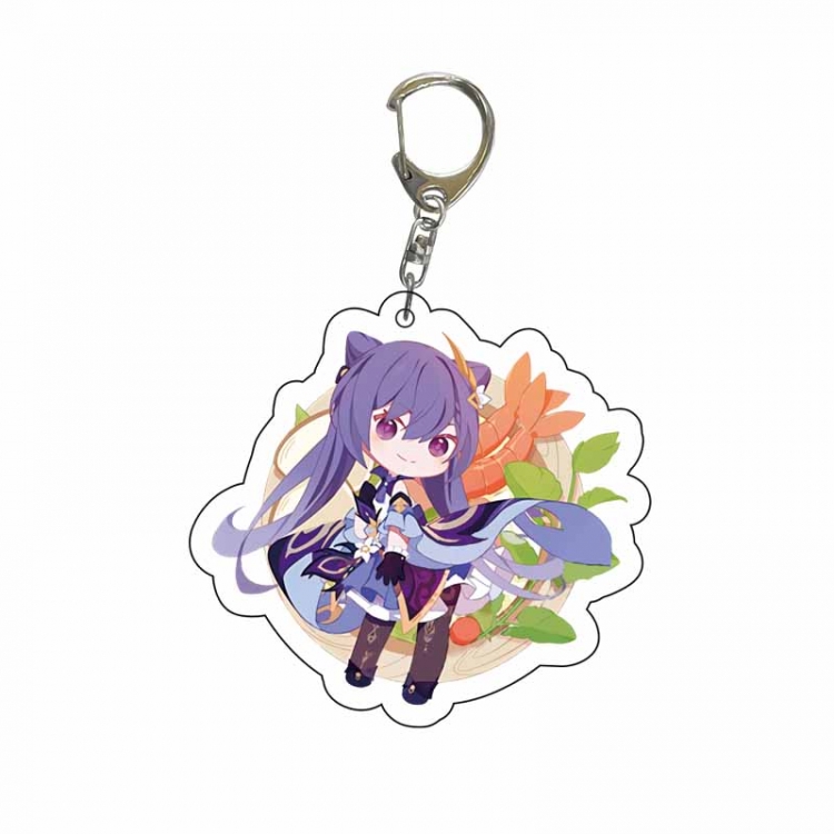 Genshin Impact Anime acrylic Key Chain  price for 5 pcs  8851