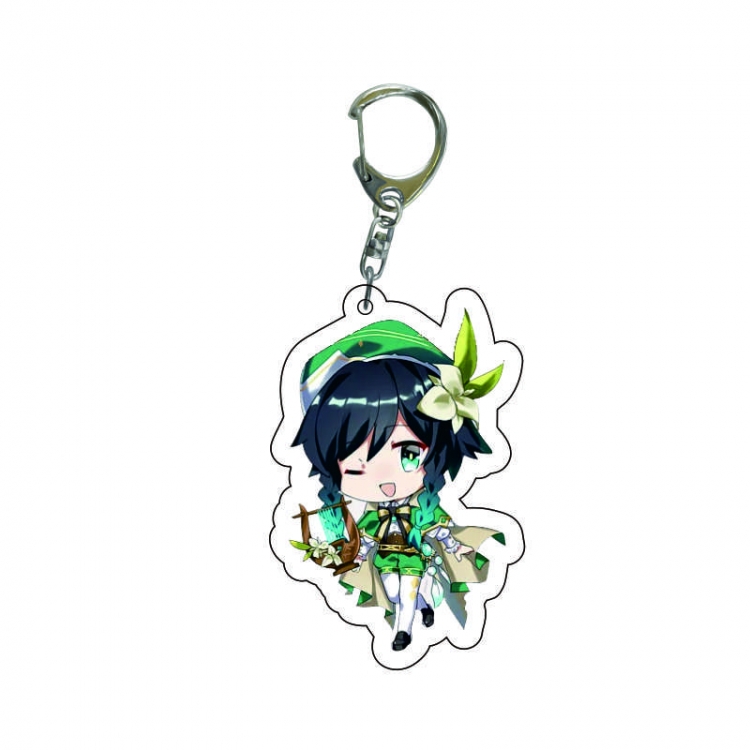 Genshin Impact Anime acrylic Key Chain  price for 5 pcs  8734