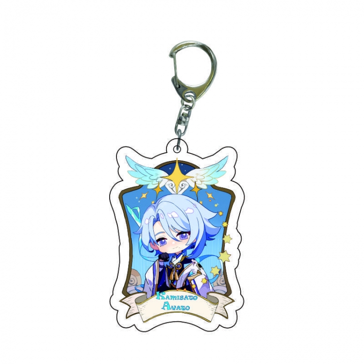 Genshin Impact Anime acrylic Key Chain  price for 5 pcs  8470