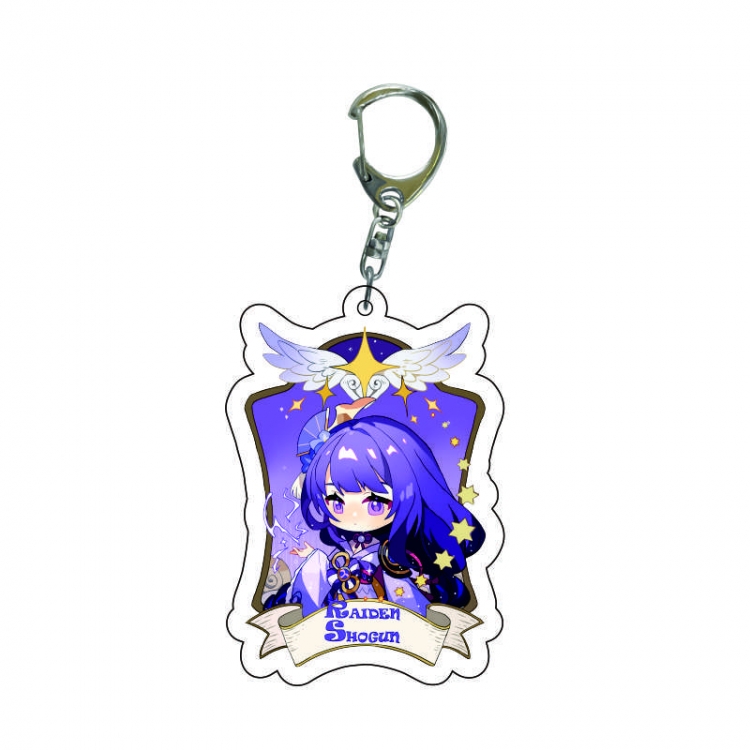 Genshin Impact Anime acrylic Key Chain  price for 5 pcs  8471