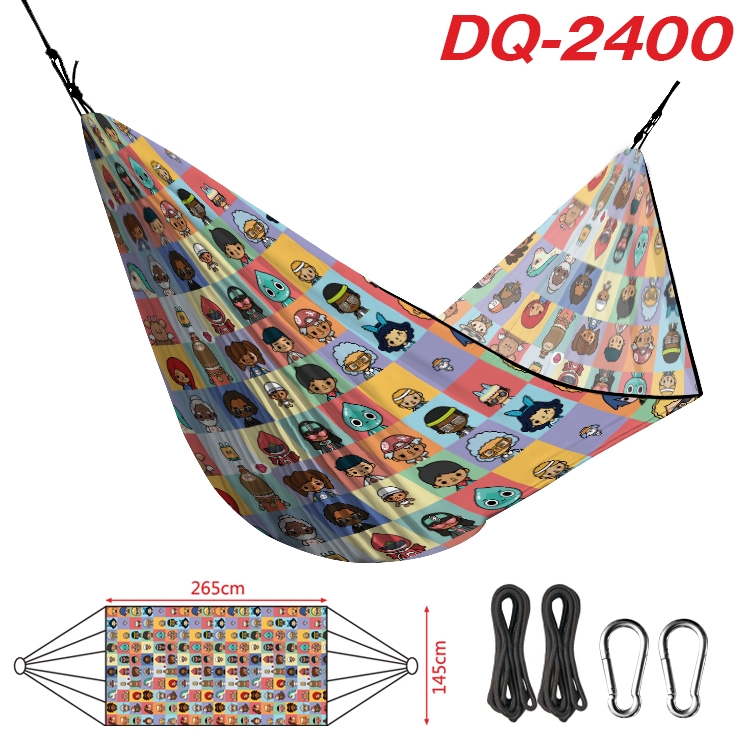 toca life world Outdoor full color watermark printing hammock 265x145cm  DQ-2400