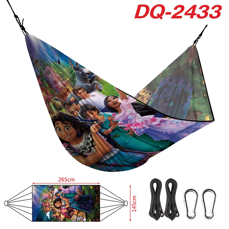 full house of magic Outdoor full color watermark printing hammock 265x145cm DQ-2433