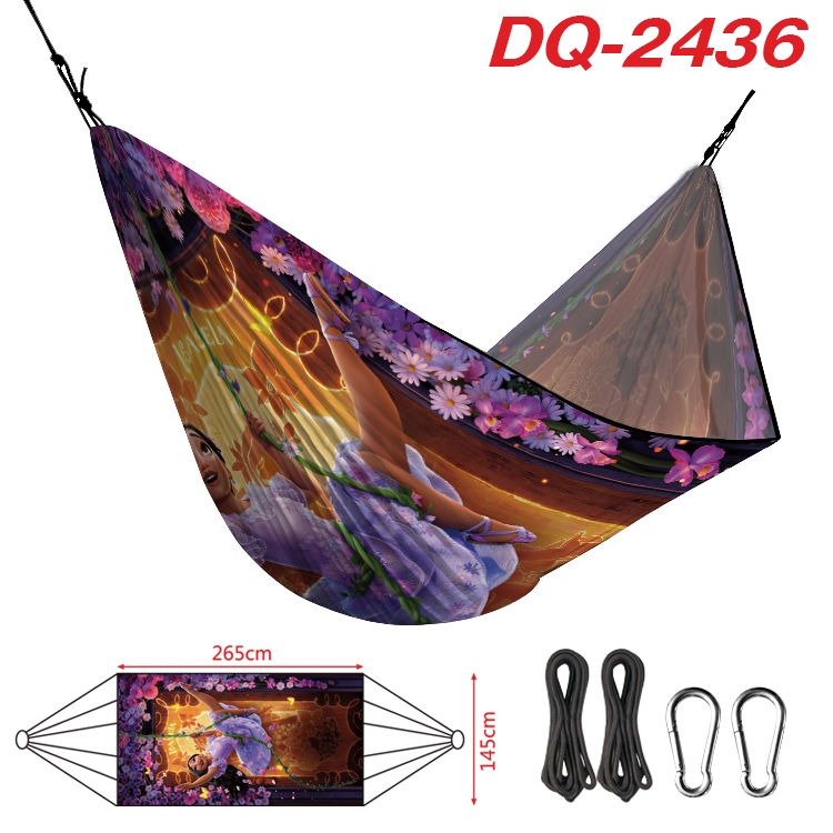 full house of magic Outdoor full color watermark printing hammock 265x145cm DQ-2436