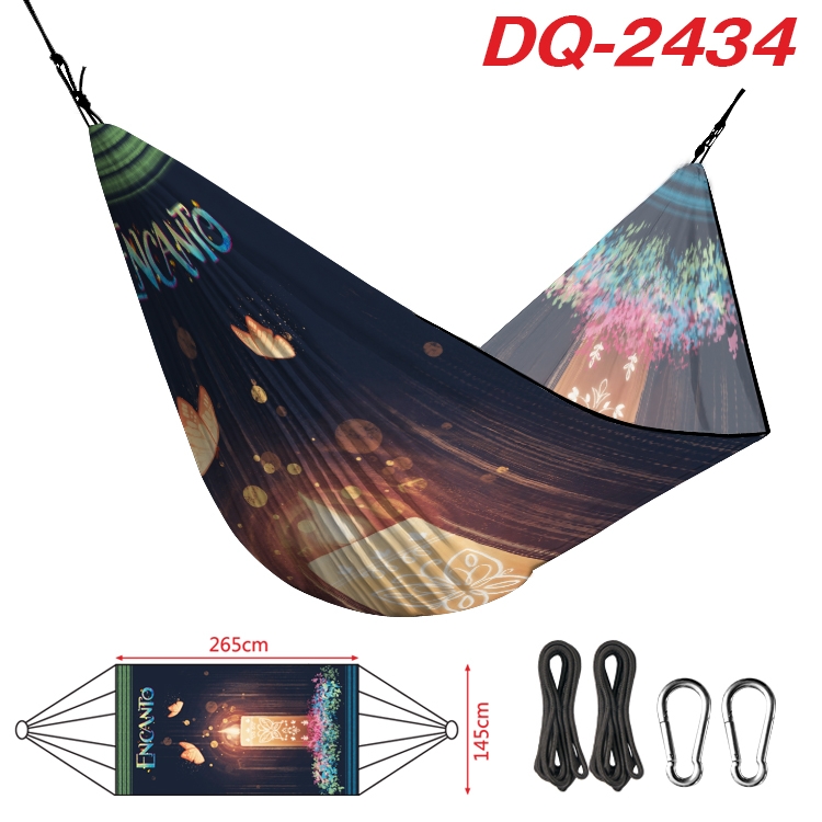 full house of magic Outdoor full color watermark printing hammock 265x145cm DQ-2434