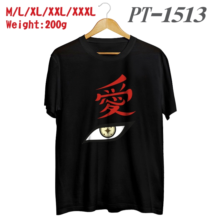 Naruto Anime Cotton Color Book Print Short Sleeve T-Shirt from M to 3XL PT1513