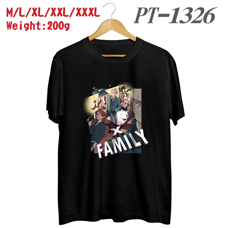 SPY×FAMILY Anime Cotton Color Book Print Short Sleeve T-Shirt from M to 3XL PT1326