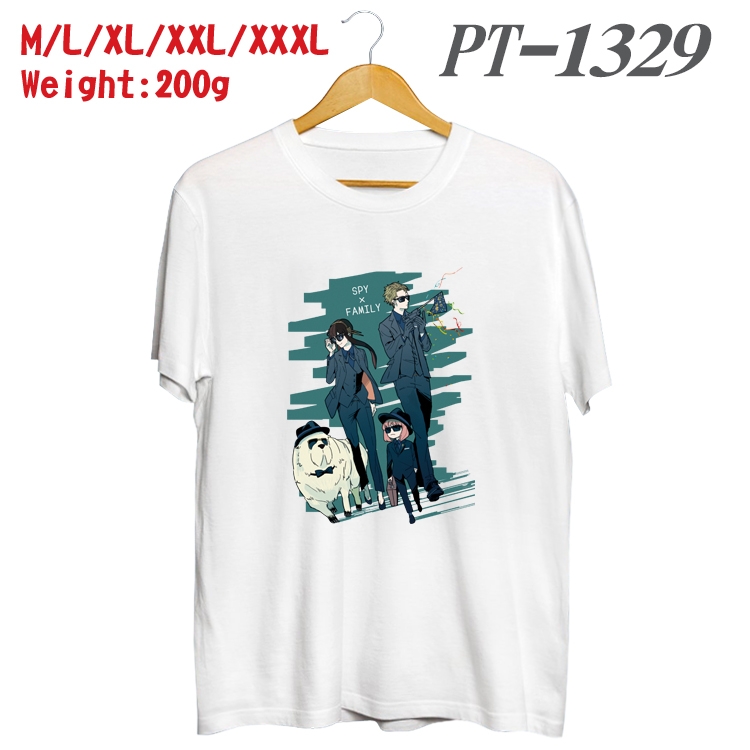 SPY×FAMILY Anime Cotton Color Book Print Short Sleeve T-Shirt from M to 3XL PT1329