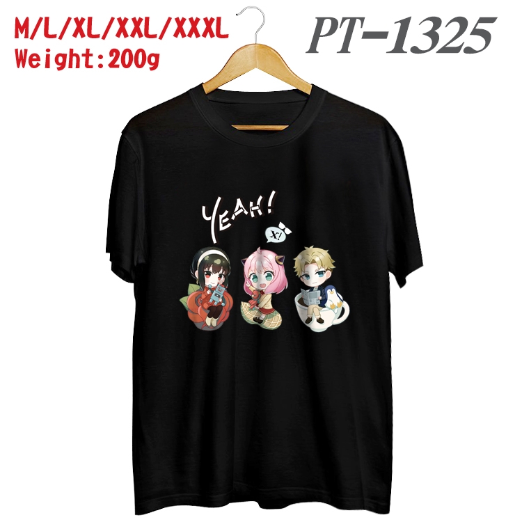 SPY×FAMILY Anime Cotton Color Book Print Short Sleeve T-Shirt from M to 3XL PT1325