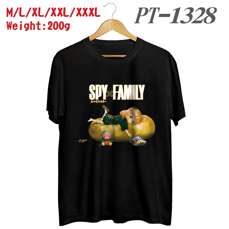 SPY×FAMILY Anime Cotton Color Book Print Short Sleeve T-Shirt from M to 3XL PT1328