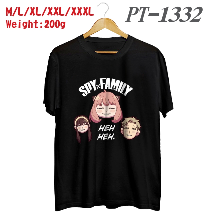 SPY×FAMILY Anime Cotton Color Book Print Short Sleeve T-Shirt from M to 3XL PT1332