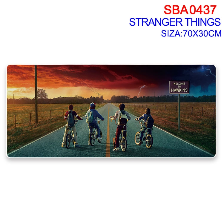 Stranger Things Anime peripheral edge lock mouse pad 70X30cm  SBA-437