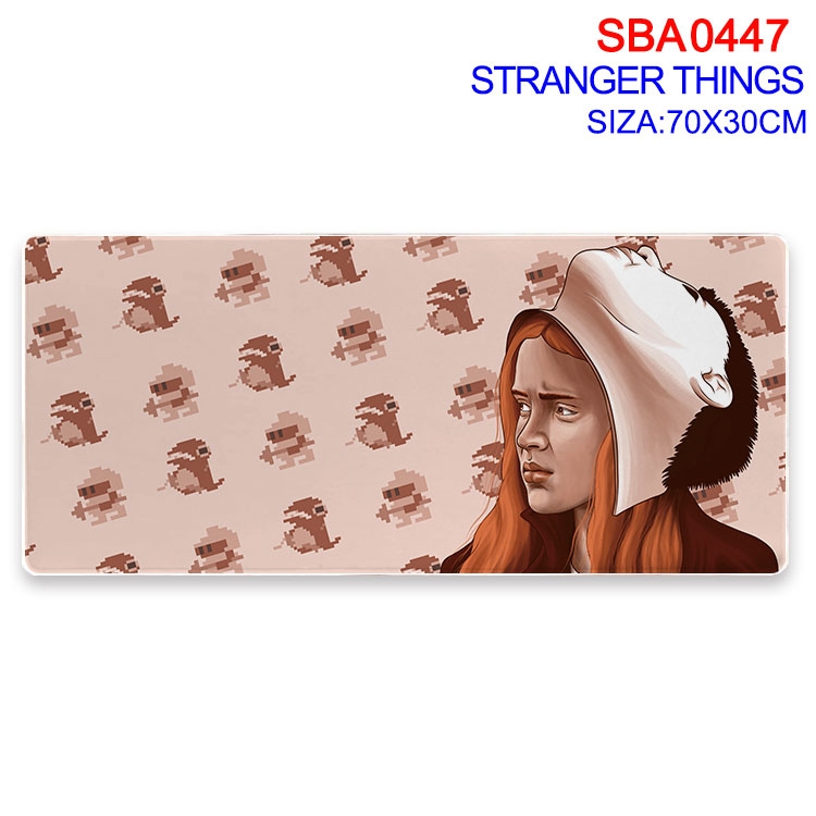 Stranger Things Anime peripheral edge lock mouse pad 70X30cm SBA-447