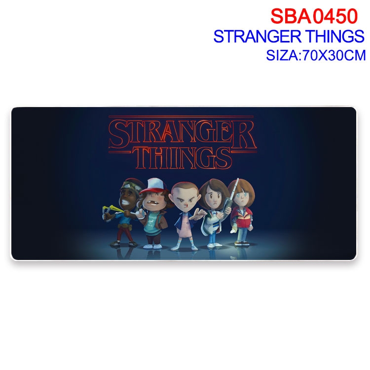 Stranger Things Anime peripheral edge lock mouse pad 70X30cm SBA-450