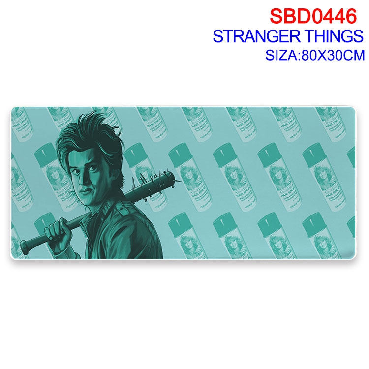 Stranger Things Anime peripheral edge lock mouse pad 80X30cm SBD-446