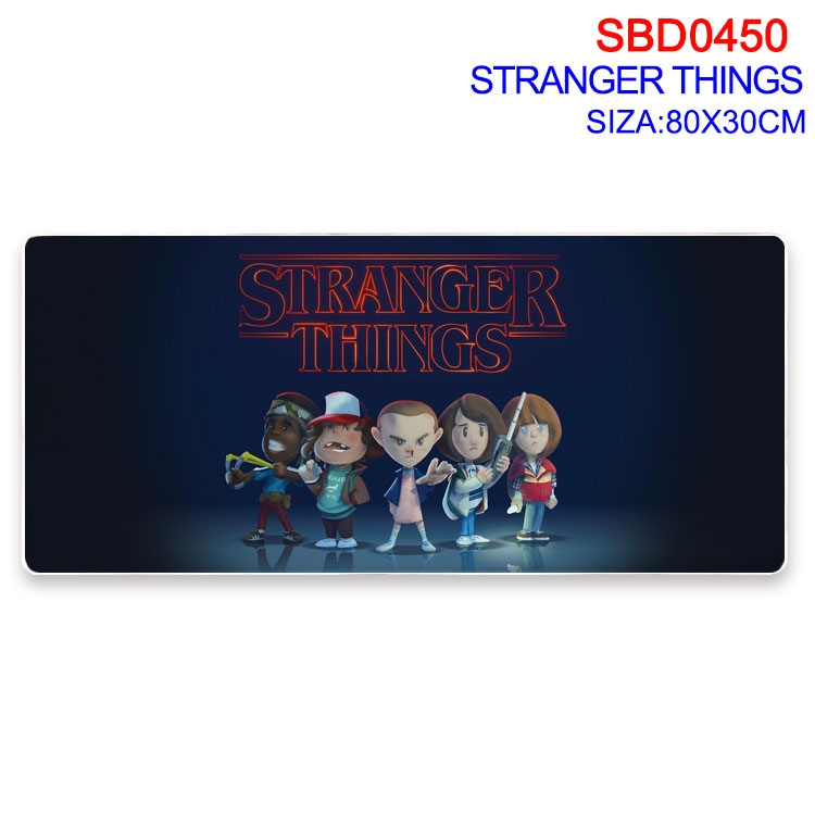 Stranger Things Anime peripheral edge lock mouse pad 80X30cm SBD-450