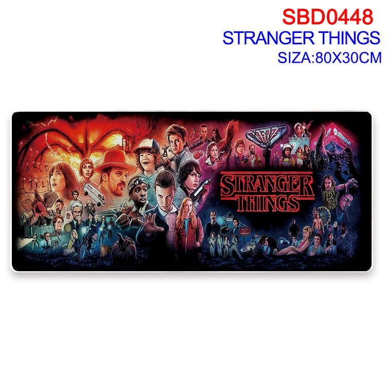 Stranger Things Anime peripheral edge lock mouse pad 80X30cm SBD-448