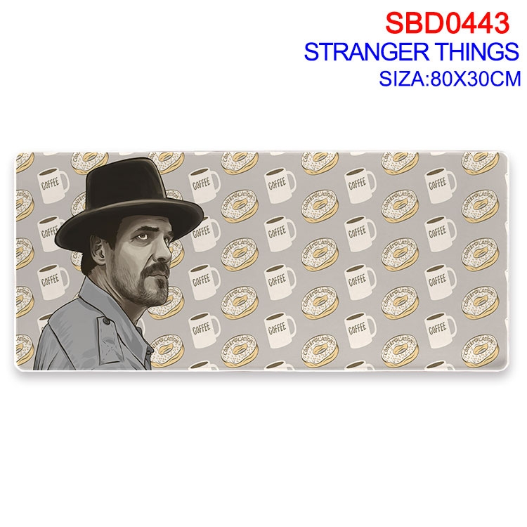 Stranger Things Anime peripheral edge lock mouse pad 80X30cm SBD-443