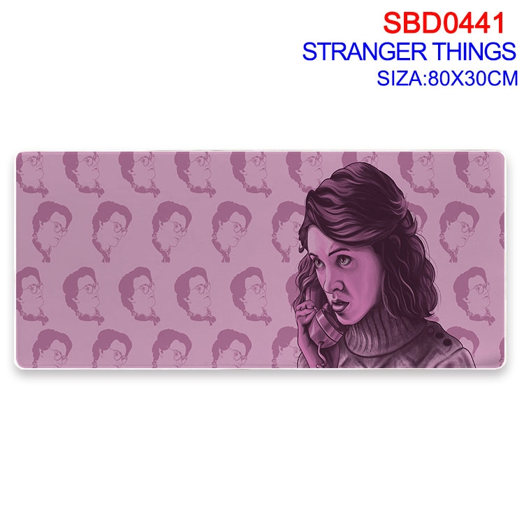 Stranger Things Anime peripheral edge lock mouse pad 80X30cm  SBD-441