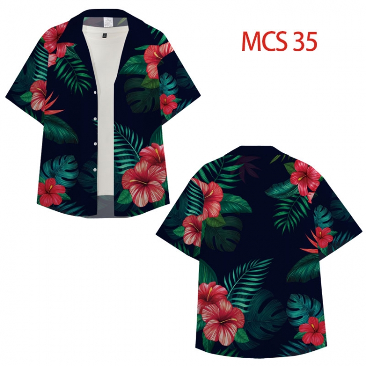 popularize peripheral full color short-sleeved shirt from XS to 4XL  MCS 35
