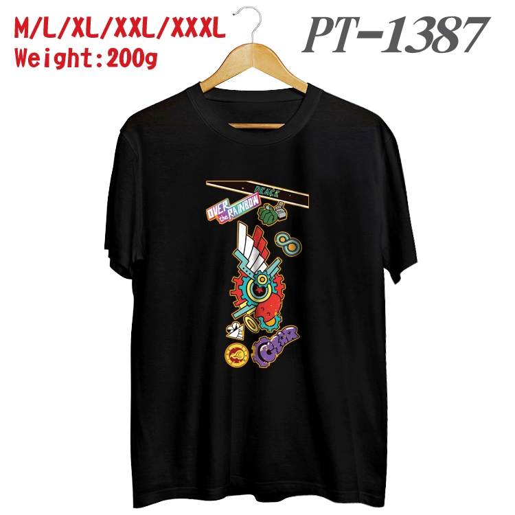 SK∞ Anime Cotton Color Book Print Short Sleeve T-Shirt from M to 3XL PT1387