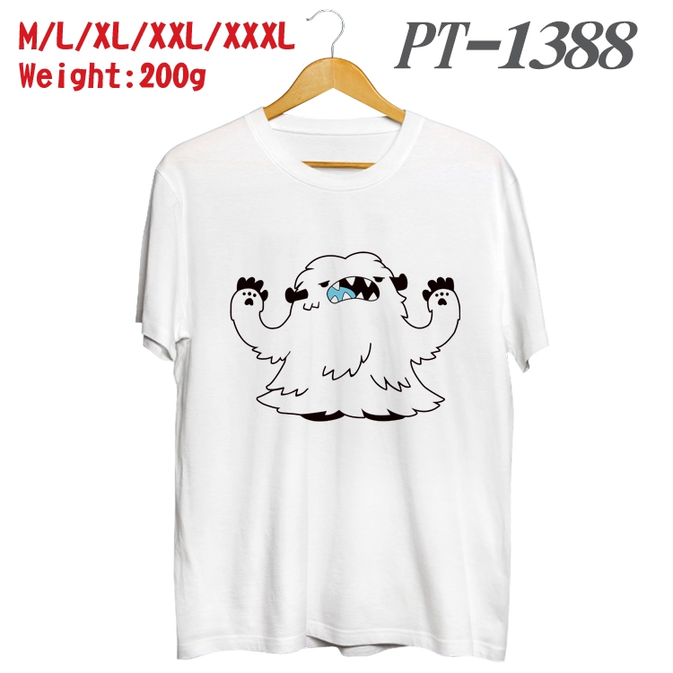 SK∞ Anime Cotton Color Book Print Short Sleeve T-Shirt from M to 3XL PT1388