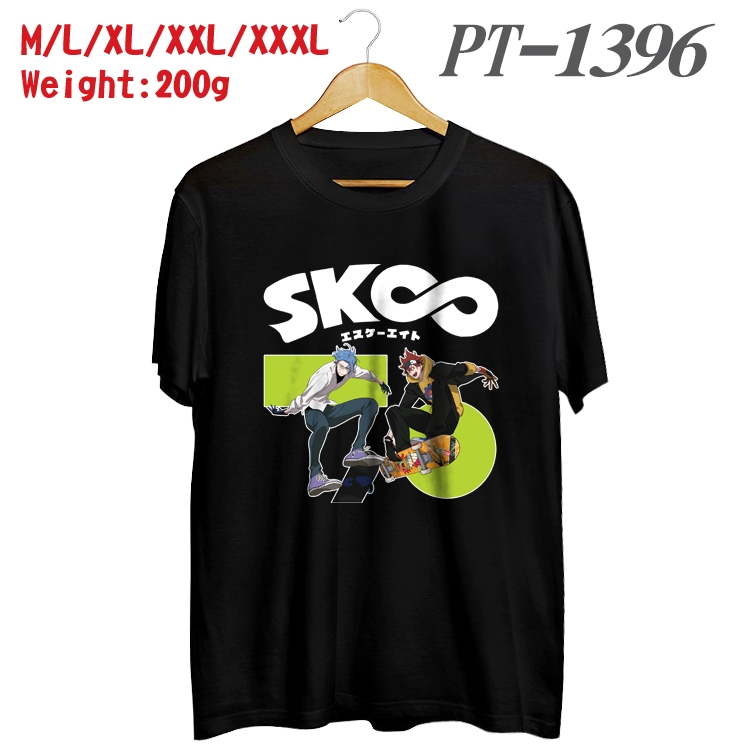 SK∞ Anime Cotton Color Book Print Short Sleeve T-Shirt from M to 3XL  PT1396