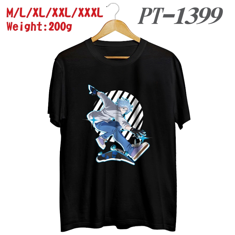 SK∞ Anime Cotton Color Book Print Short Sleeve T-Shirt from M to 3XL  PT1399