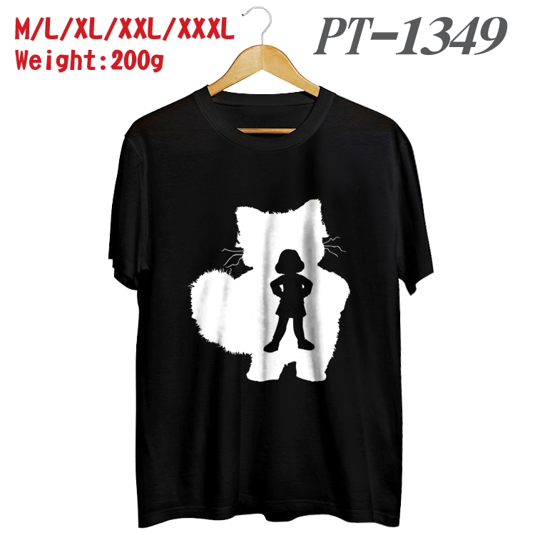 Turning Red Anime Cotton Color Book Print Short Sleeve T-Shirt from M to 3XL PT1349