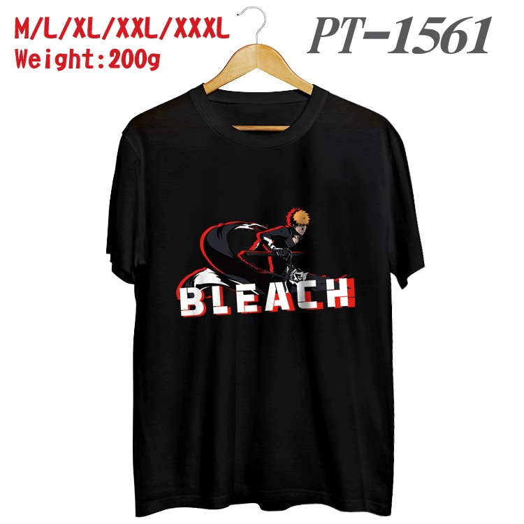 Bleach Anime Cotton Color Book Print Short Sleeve T-Shirt from M to 3XL PT1561