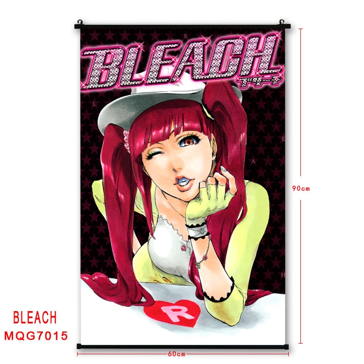 Bleach Anime black Plastic rod Cloth painting Wall Scroll 60X90CM  MQG-7015