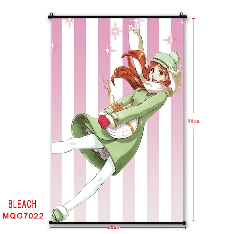 Bleach Anime black Plastic rod Cloth painting Wall Scroll 60X90CM  MQG-7022